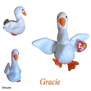 Gracie Ty Rare Retired Original Beanie Baby